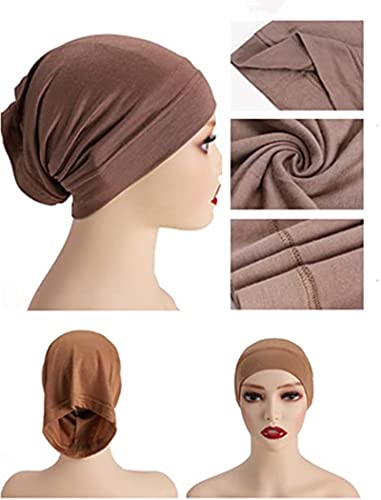 Women Under Scarf Cap Hijab Bonnet Neck Cover Muslim Headwear - TanQiang