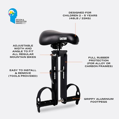 Kids Ride Shotgun - Front Mounted Child Bike Seat & Handlebar Combo - Original Seat