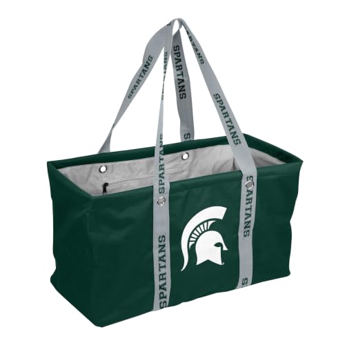 Michigan State Spartans Large Picnic Caddy Tote Bag - Collapsible Design