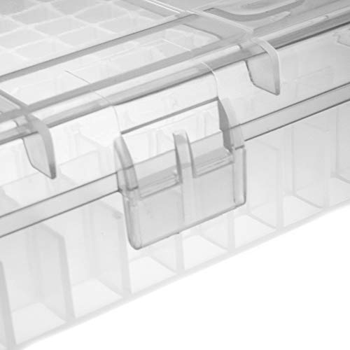 .22 LR & .25 ACP Ammo Case - 100 Round Heavy Duty Plastic