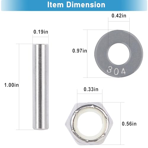 MKP-34 Prop Nut Kit for Minn Kota Trolling Motors - Includes Nuts & Washers