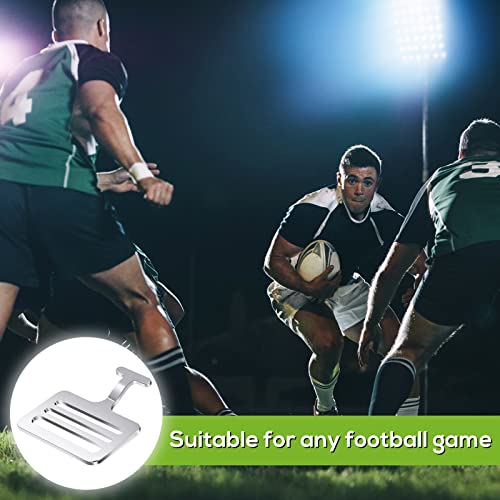 Shoulder Pad T Hook - 12 Pack, 1.5 Inch Silver Football Hooks