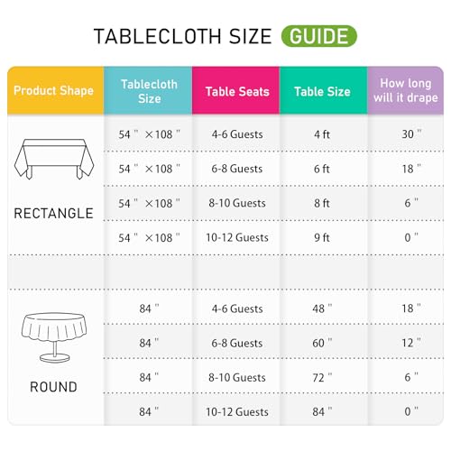 Dark Green Gingham Tablecloth Set - 54 x 108 Inch, 2 Pack