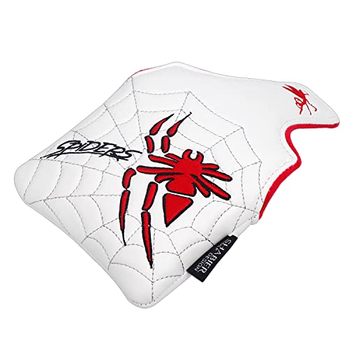 SHABIER White Spider Large Mallet Headcover for TaylorMade MySpider X & Tour Putter