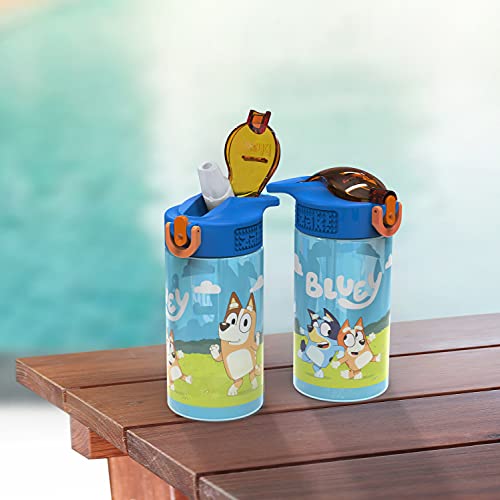 16oz Leak-Proof Kids Water Bottles - BPA Free, 2-Pack