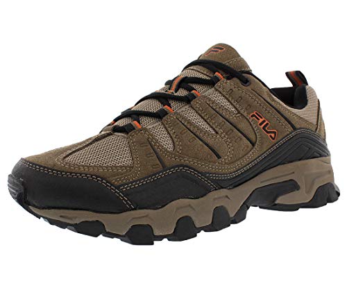 Fila Midland Men's Shoes Size 9 Brown/Orange - Sporty Casual Sneakers
