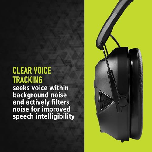 Bluetooth Hearing Protection Ear Muffs - 25 dB NRR