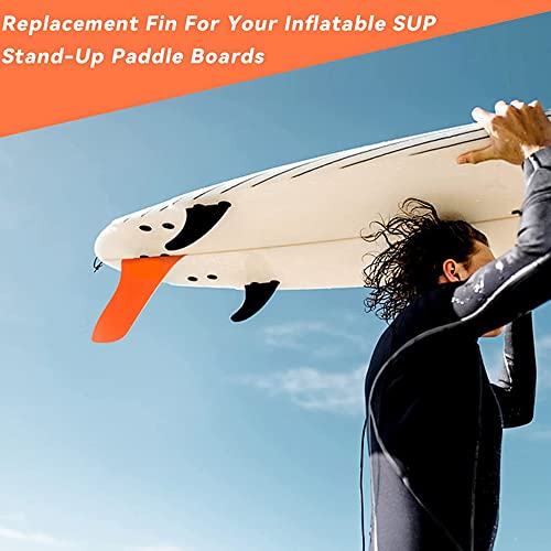 9-Inch SUP Center Fin - No Tool Quick-Release Fiberglass Paddleboard Fin