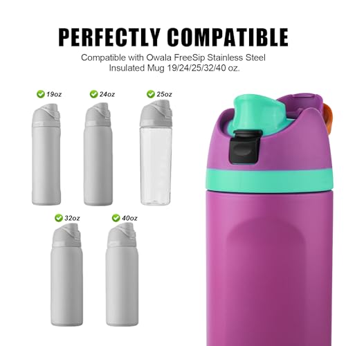 Replacement Lid Push Button for Water Bottles - 4 Pack with Springs