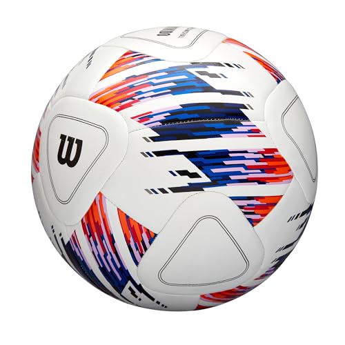 NCAA Vivido Replica Soccer Ball - Size 5 - White/Orange/Purple