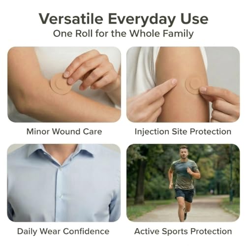 Beige Nipple Covers for Men - 180 Pcs Chafe-Free Fabric Protection