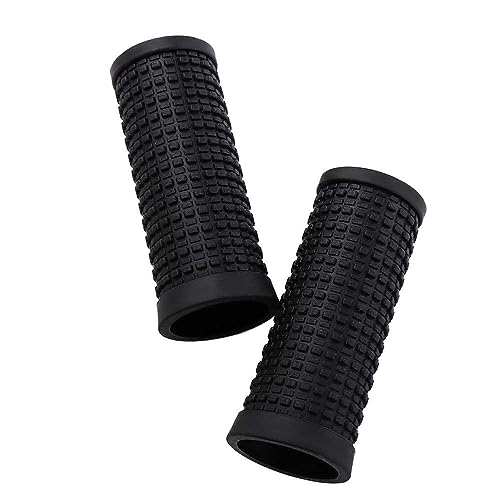 Bicycle Handlebar Grips - Black Protective Covers for 22.2mm