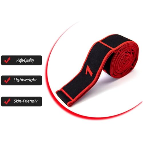 Fitness Resistance Band Set - 8-Section Elastic Stretching Bands, 3PCS