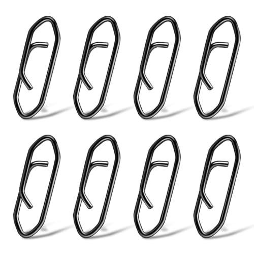 Stainless Steel Fishing Speed Clips - 50 Pcs Small Quick Change Snaps