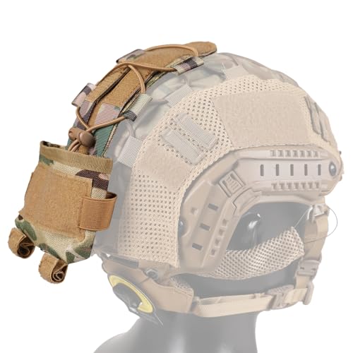 Tactical Helmet with Headset and Cover - Adjustable 4-in-1 Gear