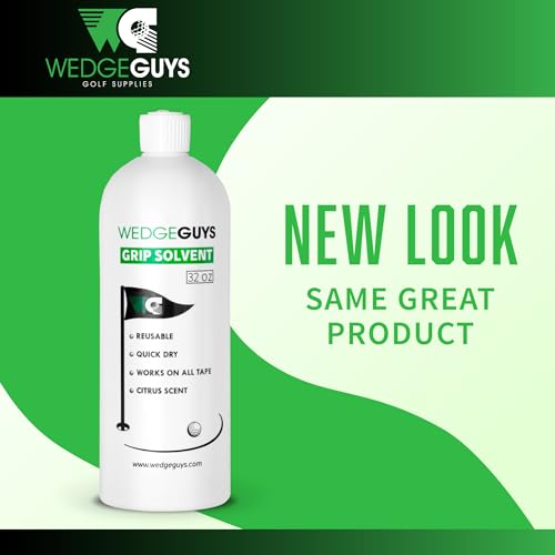 Professional Golf Grip Solvent - 32 Ounce for Regripping Clubs