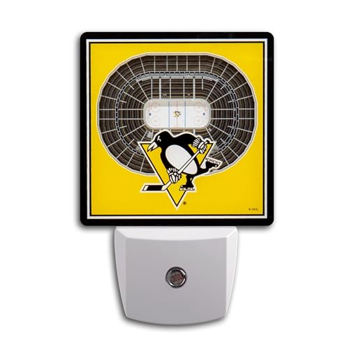 Pittsburgh Penguins 3D Stadium Nite Light - Auto On/Off