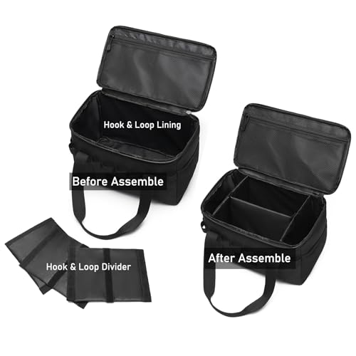Lemubeane 14L Tactical Camping Storage Bag Black – Portable Trunk Organizer