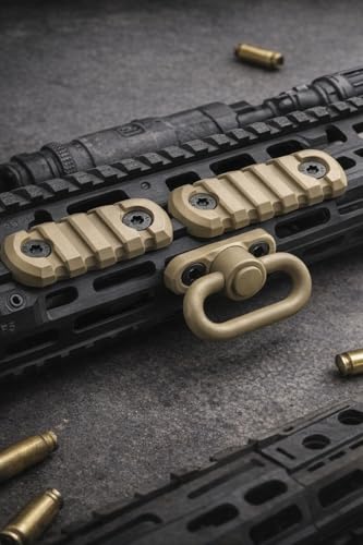 5-Slot M-LOK Picatinny Rail Sections - Set of 2