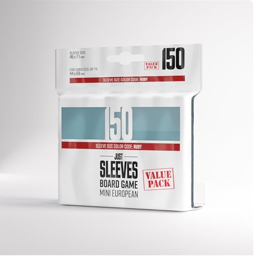 Mini European Board Game Card Sleeves - 44x67mm - 150 Pack