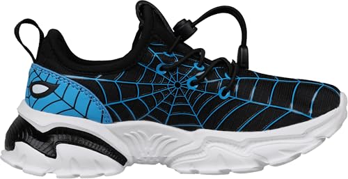 BRONAX Kids Tennis Shoes Big Little Boys Black Blue Sports Sneakers KD7 Variation 6