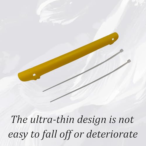 Bike Chainstay Protector - 2 Pack Anti-Scratch Frame Guard - Yellow