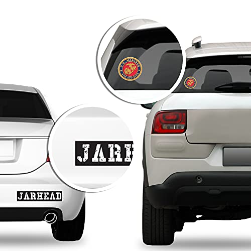 USMC Master Sergeant Sticker - 3 x 5 Inch Vinyl Decal