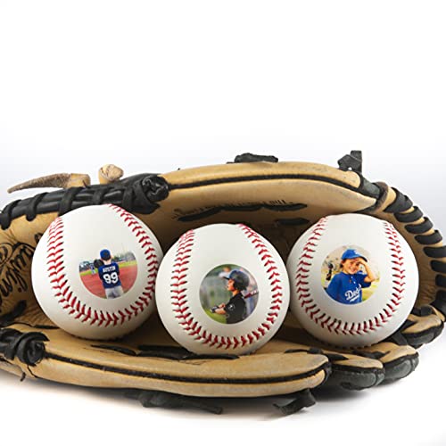 Personalized Photo Printed Baseball - Custom Gift for Dad