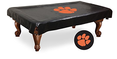 8' Clemson Billiard Table Cover - Durable Vinyl Protection