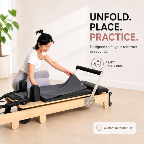 Pilates Grip Towel - Lightweight Quick Dry Microfiber - Stone Gray