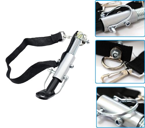 Fat-Cattie Bike Trailer Hitch Connector Coupler 0.39in Shaft, Black 45°