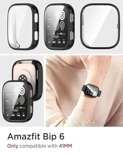 Amazfit Bip 6 TPU Protective Case - Shock-Proof Black