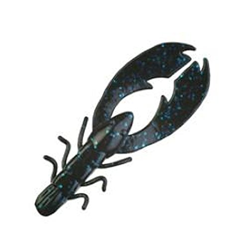 PowerBait Chigger Craw - Black Blue Fleck, 4" (9 Count)