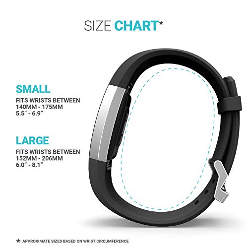 Adjustable Sport Wristband for Fitbit Charge 2 - White, Small