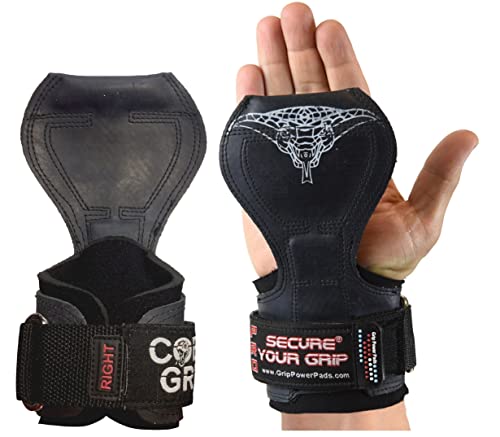 Cobra Grips PRO Weight Lifting Gloves with Adjustable Wrist Wraps - 5.5-8.75"