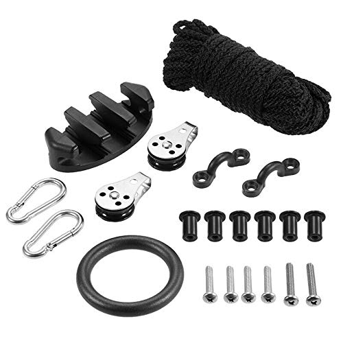 ISURE MARINE Kayak Canoe Anchor Trolley Kit Eyes Wellnuts Screws