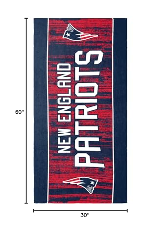 New England Patriots Beach Towel - 60" x 30" Big Logo