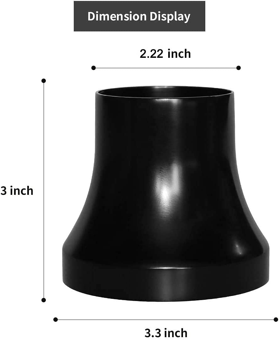 Roykaw Golf Cart Steering Wheel Hub Adapter Compatible with EZGO TXT and RXV 5 Hole or 6 Hole - Black