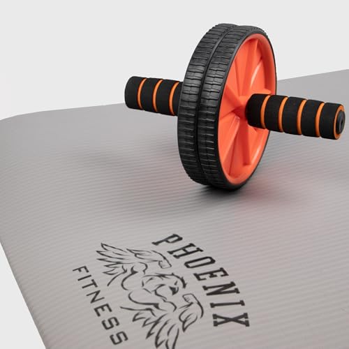 Ab Roller Wheel for Core Strength Training - Grey