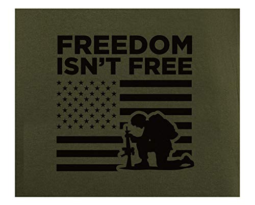 X-Large Rothco Freedom Isn't Free T-Shirt Olive Drab Military Tee