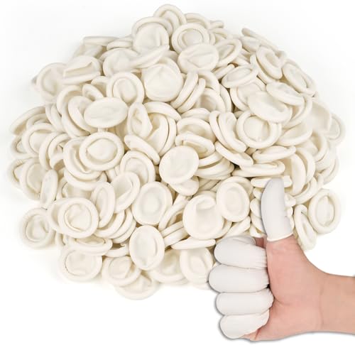 Medium Disposable Finger Cots - Latex Finger Protectors