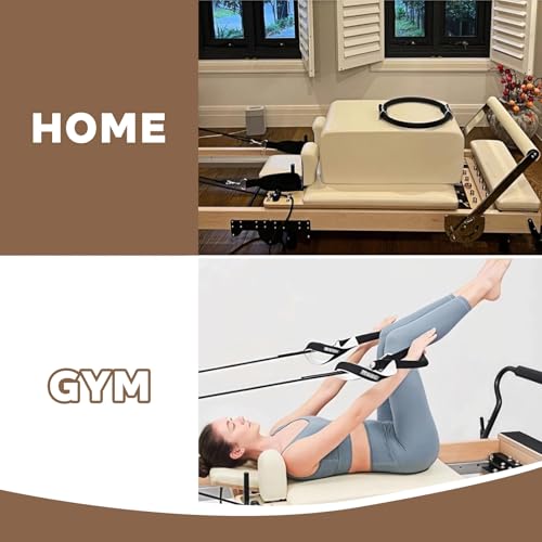 Pilates Reformer Pull Rope - 2-Pack Replacement Straps for Home Gym