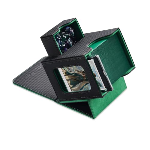 MTG Commander Deck Box - Fits 100 Double-Sleeved Cards, Dice Tray