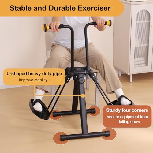 Pedal Exerciser Bike for Seniors - Full Body Home Exercise Equipment