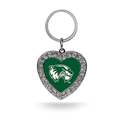 Utah Valley Wolverines Rhinestone Heart Keychain - Metal Team Accessory