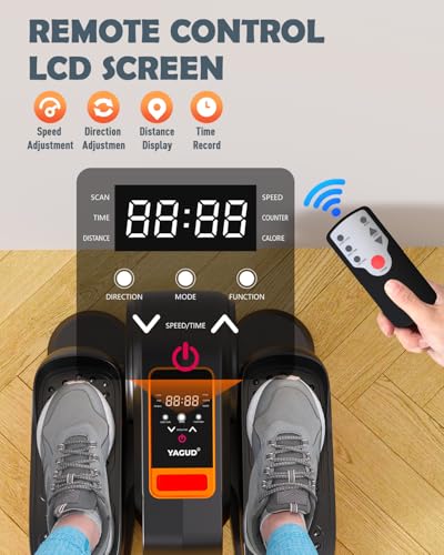 Electric Elliptical Leg Exerciser for Seniors - Orange