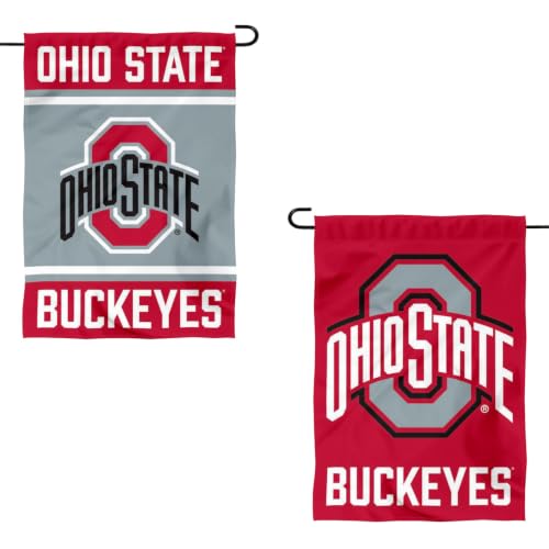 Ohio State Buckeyes Garden Flag - Double Sided 13x18 Inch