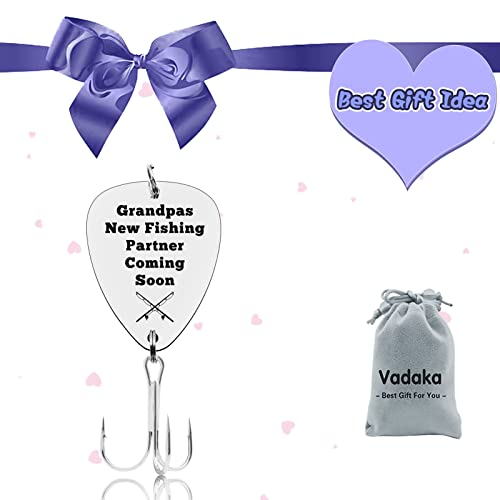 Fishing Lure Gift for New Grandpa - Stainless Steel Hook