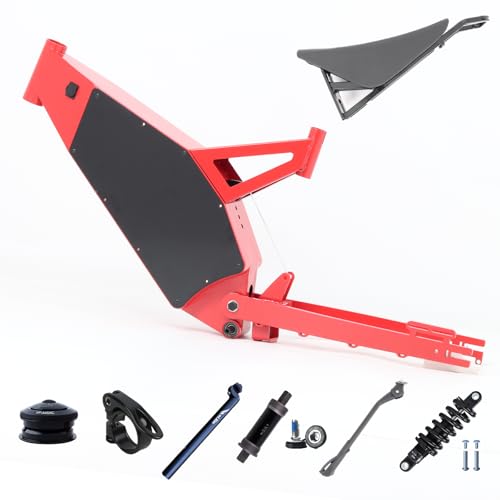 Enduro Ebike Frame F6 - Full Suspension Electric Bike Kit