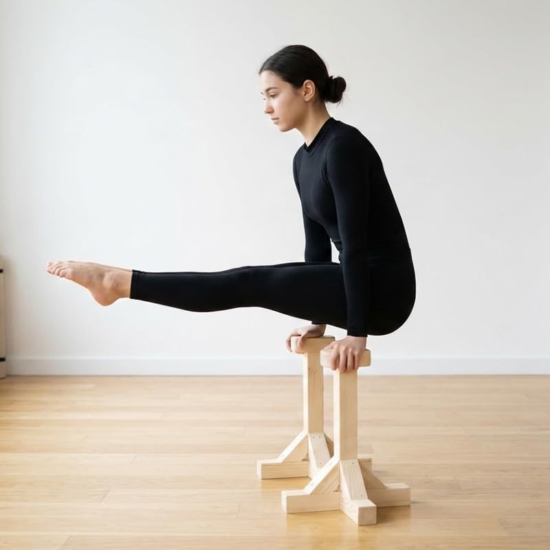 Handstand Canes for Balance Training - Wood-3